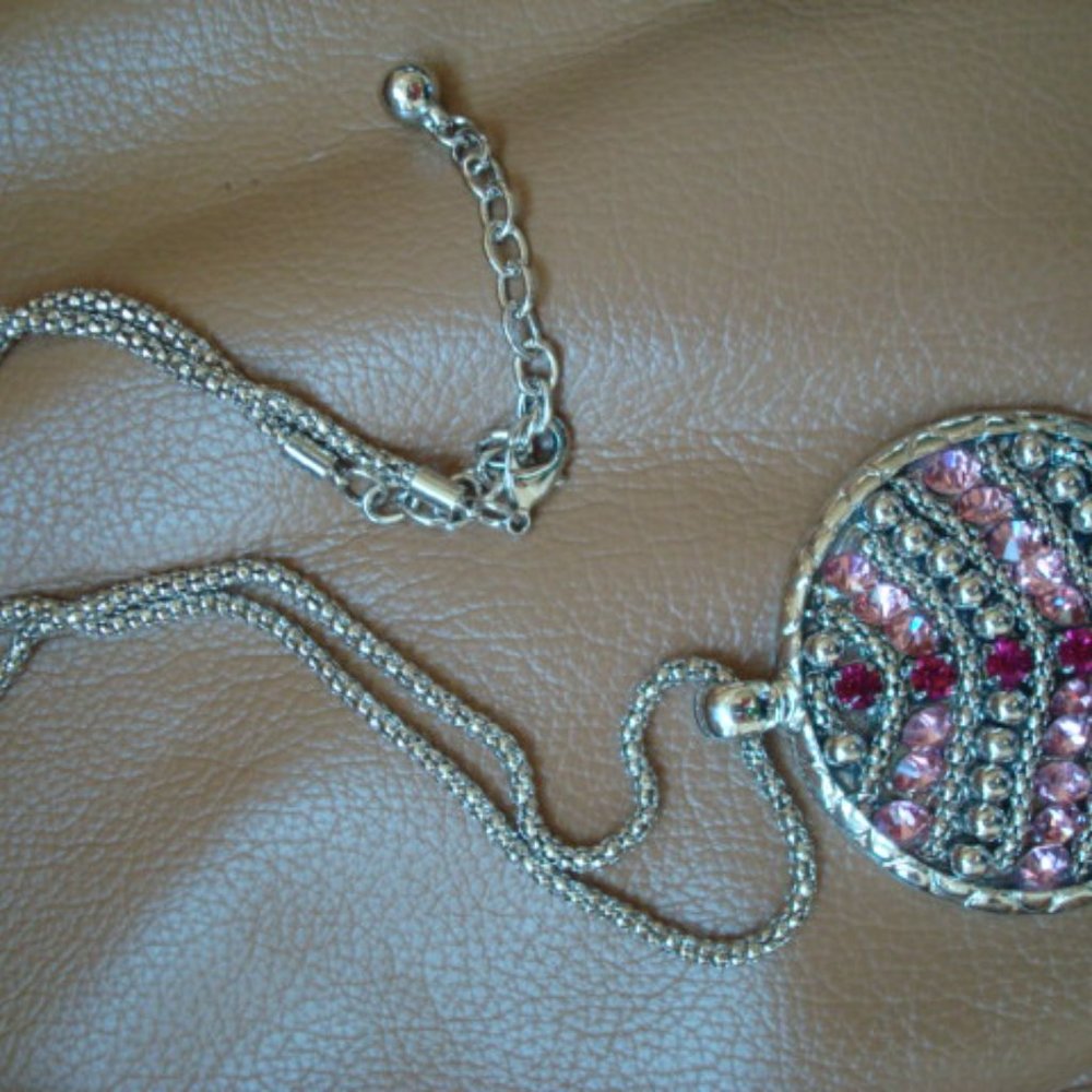 NEW HUGE TANZANITE CRYSTAL DROP PENDANT - Picture 2 of 6